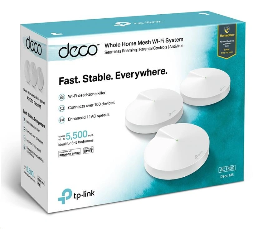 TP-Link Deco M5 - WiFi systém pro celý dům (3pack)