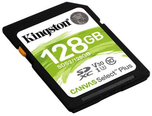 Kingston SDXC Canvas Select Plus 16GB 100MB/s UHS-I