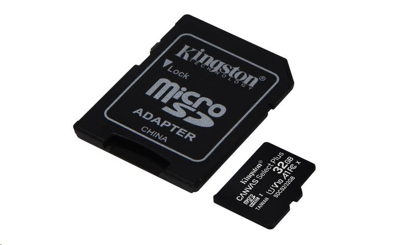 Kingston Micro SDHC Canvas Select 32GB 80MB/s UHS-I + SD adaptér (SDCS/32GB)