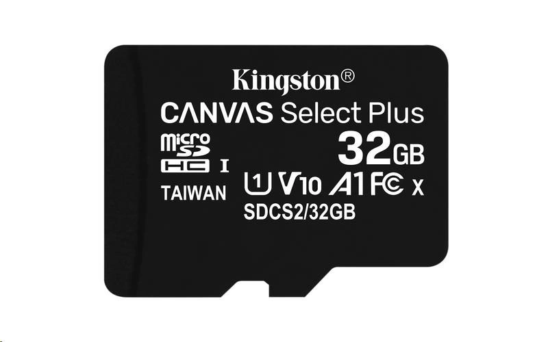 Kingston Canvas Plus microSDHC 32GB bez adaptéru
