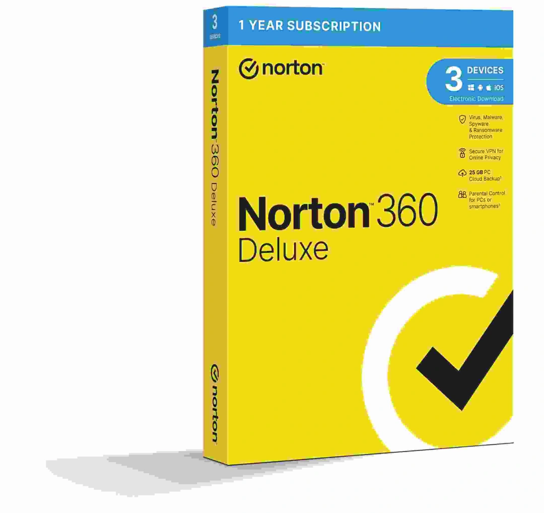 Software Norton 360 DELUXE 25GB CZ 1 uživatel / 3 zařízení / 12 měsíců (BOX) (21416704)
