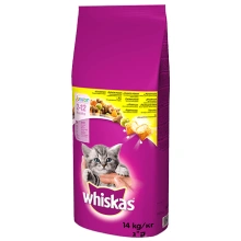 Whiskas granule kuřecí pro koťata 14 kg