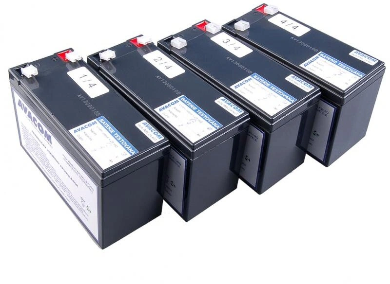 Avacom náhrada za RBC24 kit - baterie pro UPS, 4ks