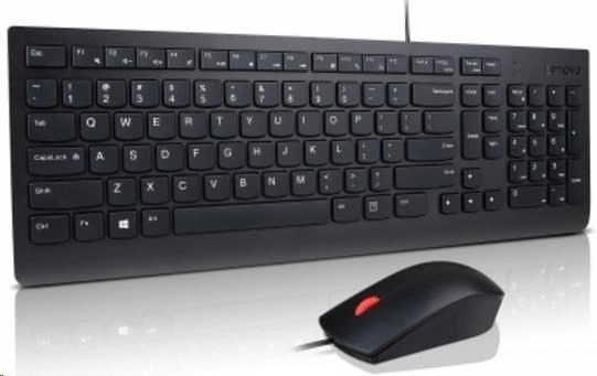 LENOVO klávesnice Essential USB + Myš USB, černá