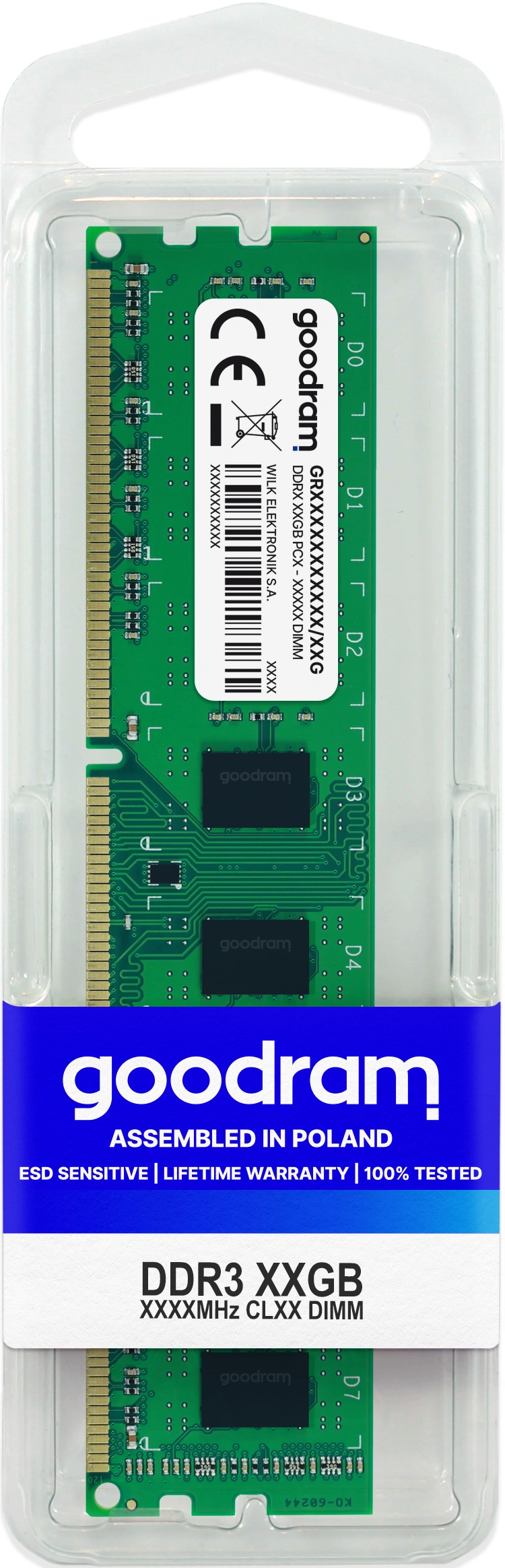 GoodRam PC1600 GR1600D364L11/8G DDR3 1600MHz CL11