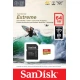 SanDisk Micro SDXC Extreme AC 64GB UHS-I U3 (170R/80W) + adapter (SDSQXAH-064G-GN6AA)