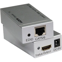 PremiumCord HDMI extender na 60m přes jeden kabel Cat5e/Cat6