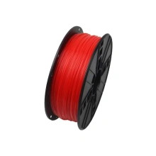 Gembird tisková struna (filament), PLA, 1,75mm, 1kg, fluorescentní červená