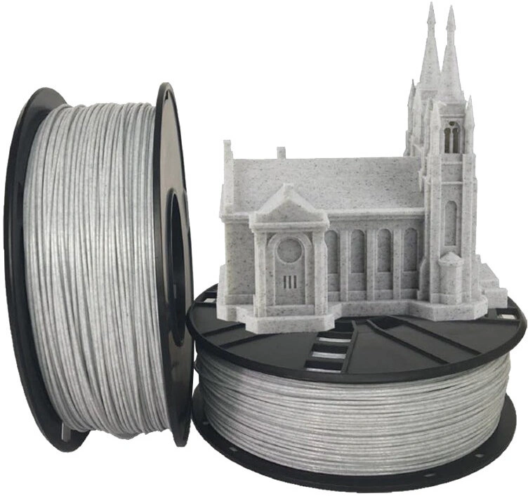 Gembird tisková struna (filament), PLA, 1,75mm, 1kg, mramor