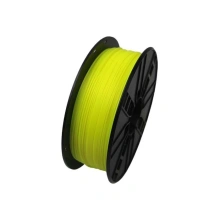Gembird tisková struna (filament), PLA, 1,75mm, 1kg, fluorescentní žlutá