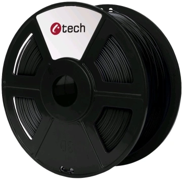 C-TECH tisková struna (filament), ASA, 1,75mm, 1kg, černá