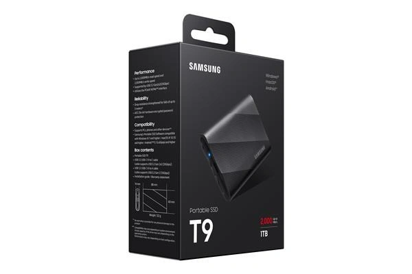 Samsung Portable SSD T9 - 1TB, černá
