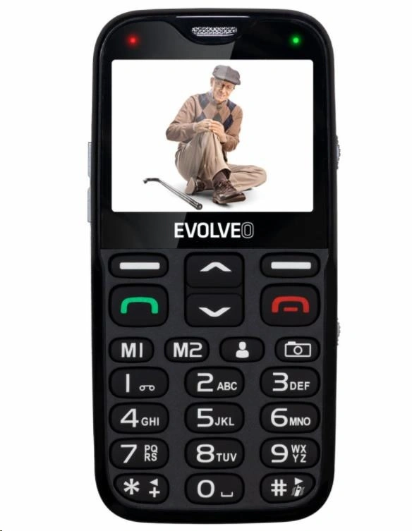 Evolveo EasyPhone EP-650-XGB, Black