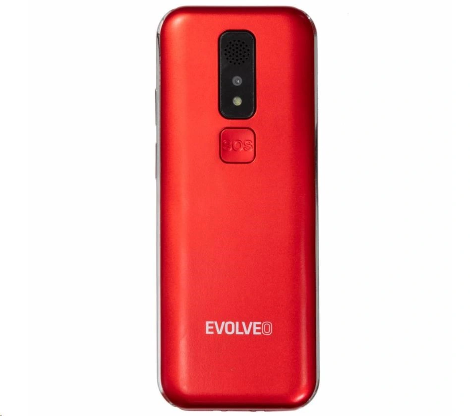 Evolveo EasyPhone LT s nabíjecím stojánkem, červená