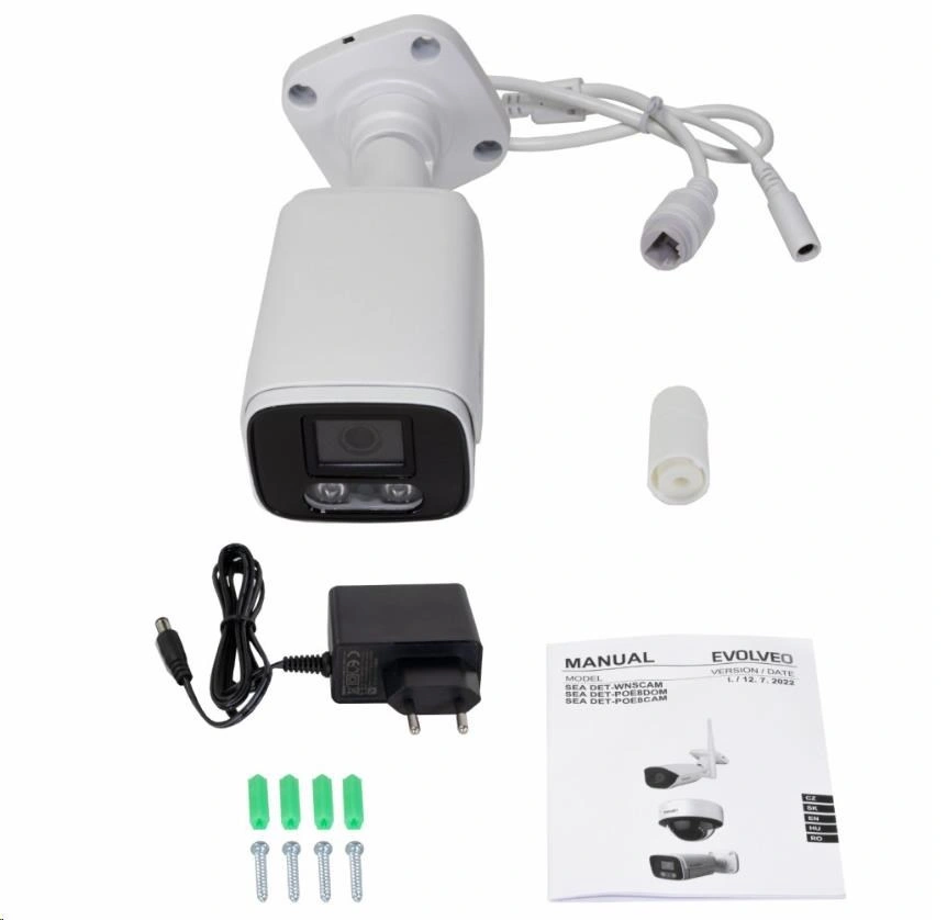 Evolveo Detective - rozšiřující IP kamera pro kamerové systémy WN8 / IP8 / POE8