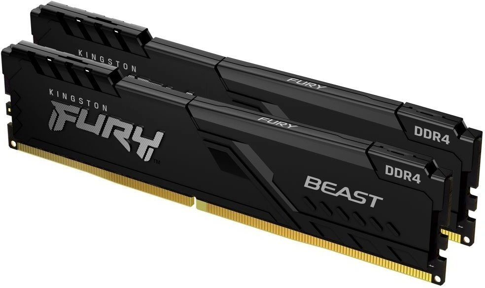 Kingston Fury Beast Black 8GB DDR4 2666 CL16  (Kit of 2) 