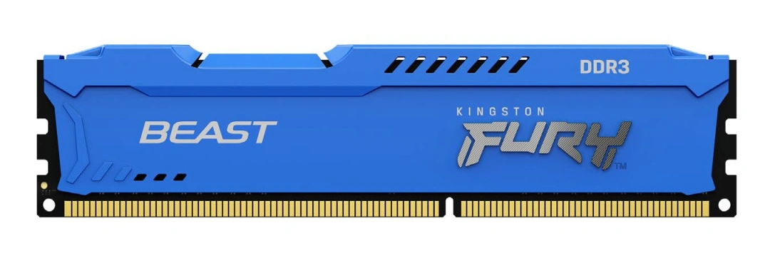 KINGSTON FURY Beast 8GB 1600MHz DDR3 CL10 DIMM (Kit of 2) Blue