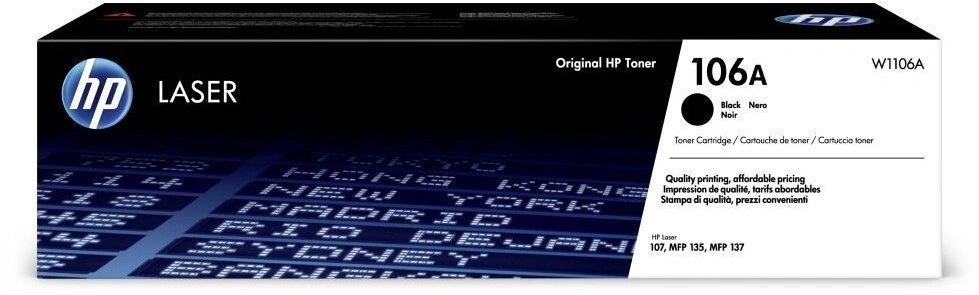 HP W1106A č.106A (1000 str.), černá
