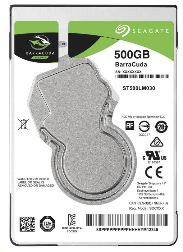 Seagate BarraCuda Laptop 500GB  pevný disk