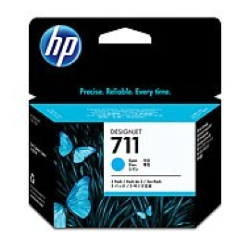 HP CZ134A náplň č.711, 3-pack, azurová