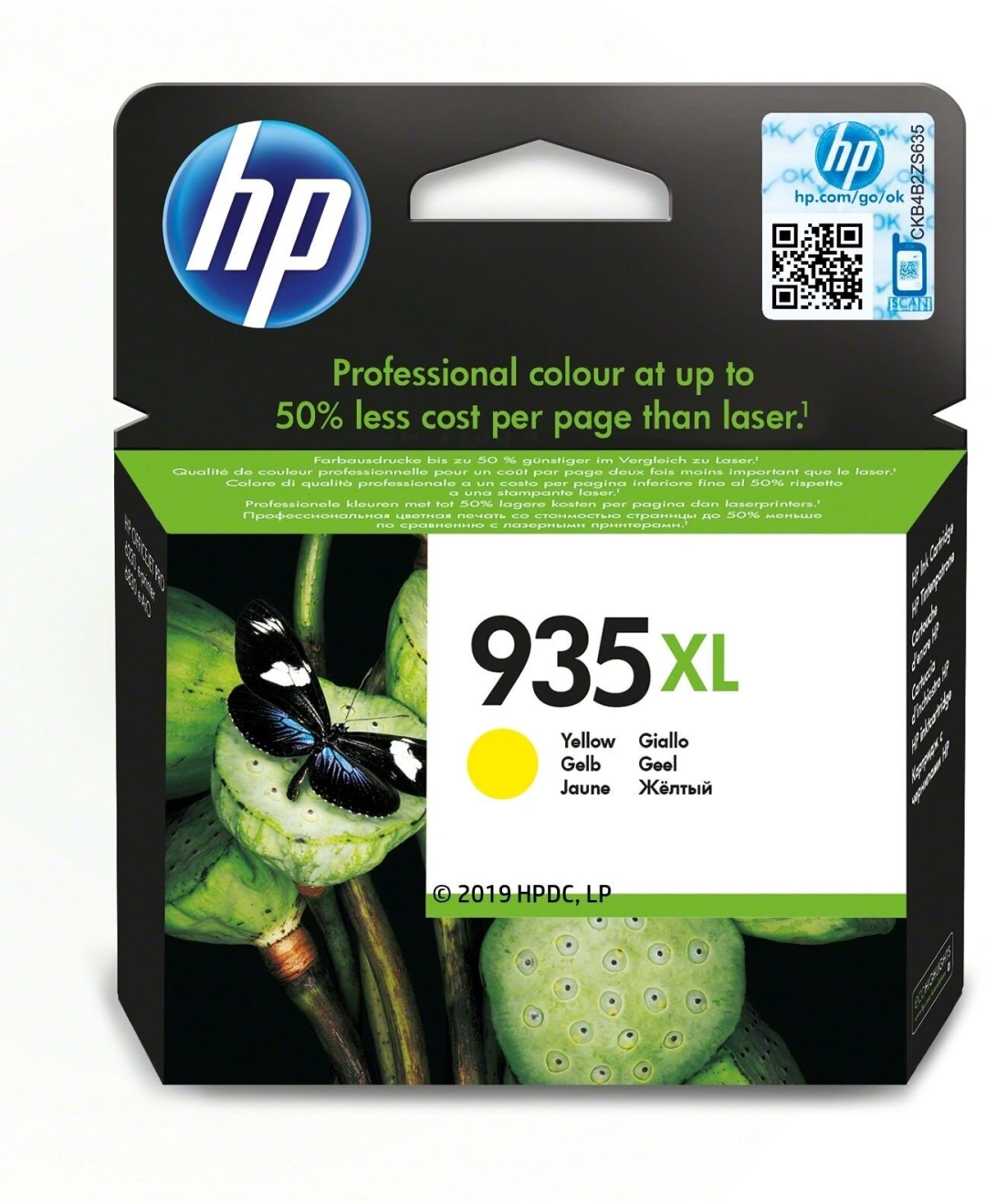 HP C2P26AE náplň č.935XL, žlutá