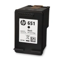 HP 651 Black Original Ink Advantage Cartridge, C2P10AE