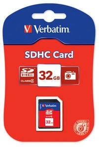 VERBATIM SecureDigital SDHC 32GB Class10