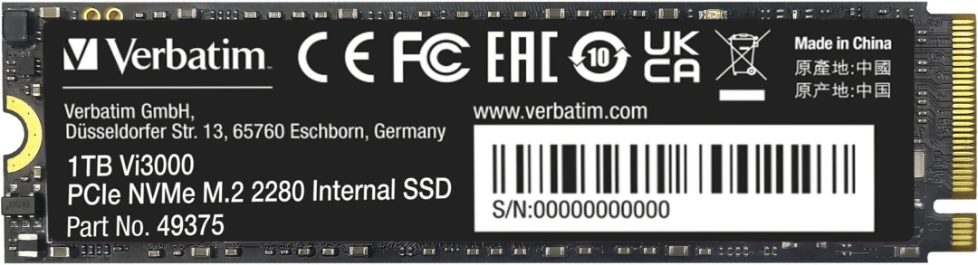 Verbatim Vi3000, M.2 - 512GB