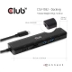 Club3D hub USB-C 3.2 Gen1 7in1, HDMI, USB-C PD, 2xUSB-A, SD, RJ45, 4K60Hz, 14cm, černá