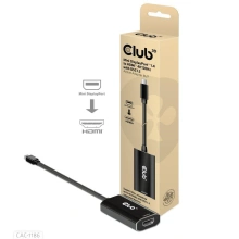 Club3D aktivní adaptér mini DisplayPort 1.4 na HDMI 4K@120Hz s DSC1.2, černá