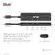 Club3D hub USB-C, 6-in-1 Hub s HDMI 8K30Hz, 2xUSB Type-A, RJ45 a 2xUSB Type-C