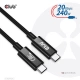 Club3D kabel USB-C, Data 20Gbps, PD 240W(48V/5A) EPR, M/M, 2m