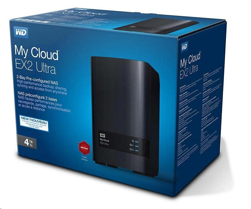 WD My Cloud EX2 Ultra, 4TB (2x2TB)