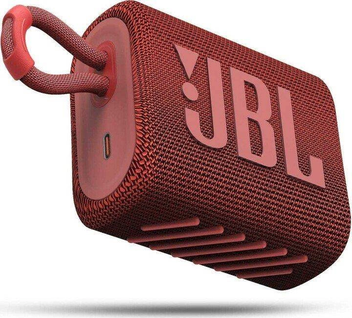 JBL GO3, červená