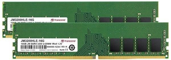 Transcend 32GB DDR4 3200 CL22