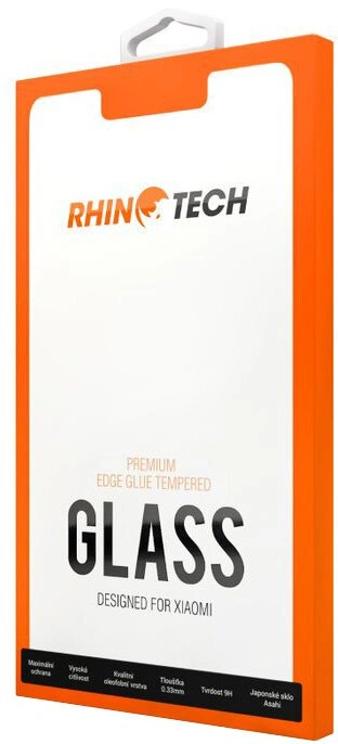 RhinoTech 2 tvrzené ochranné 2.5D sklo pro Xiaomi Note 8T (Edge Glue), černá