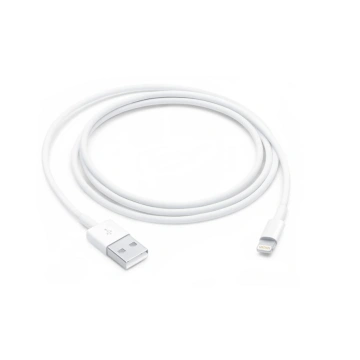 Apple kabel USB-A - Lightning, 1m, bílá