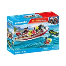 Playmobil 71464 Hasičský člun s vodním skútrem