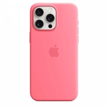 Apple iPhone 15 Pro Max Silicone Case s MagSafe, růžová