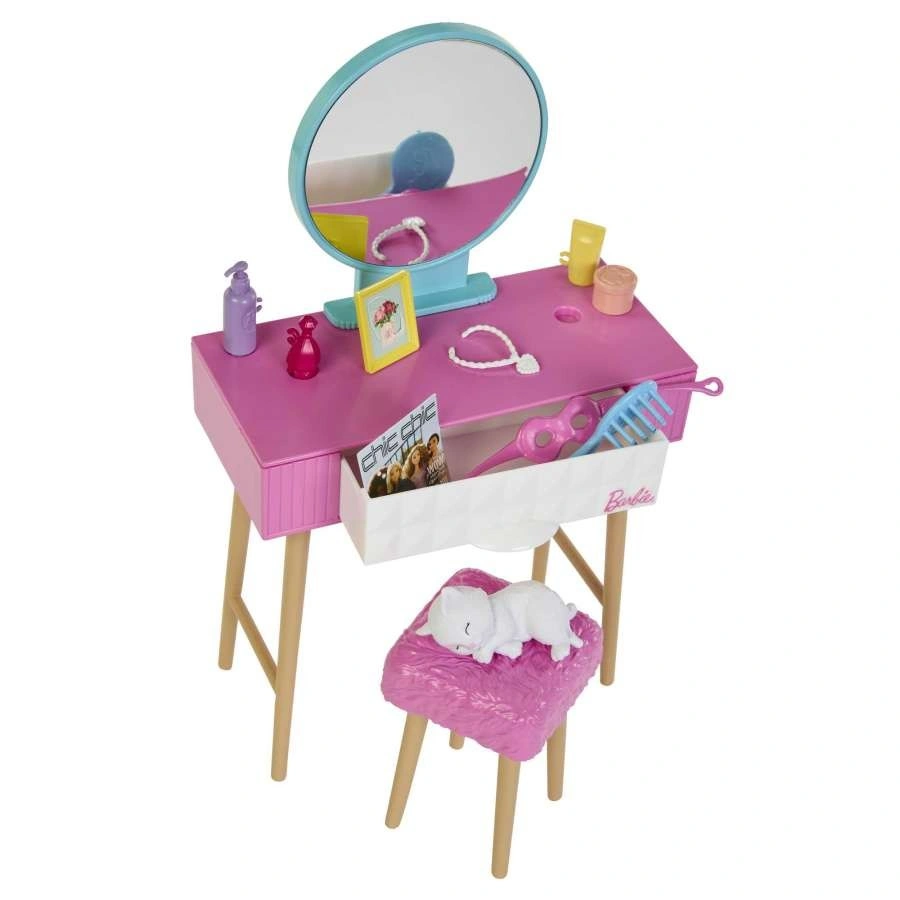 Mattel Barbie Ložnice s panenkou HPT55