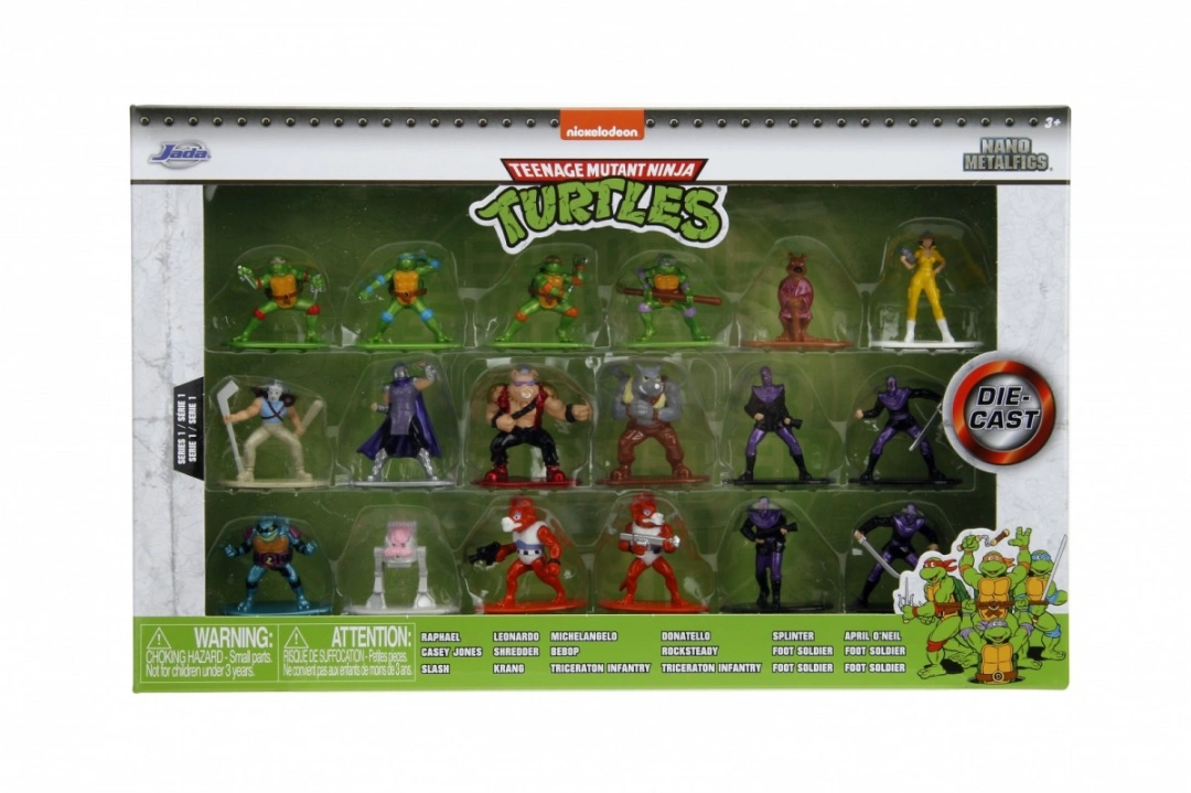 Jada Toys Ninja Turtles sada kovových figurek 18 kusů. Jada Toys..