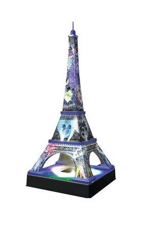 Ravensburger Svítící 3D puzzle Noční edice Eiffelova věž Disney 216 dílků