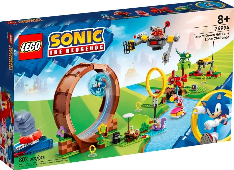 LEGO Sonic the Hedgehog 76994 Sonicova smyčková výzva v Green Hill Zone
