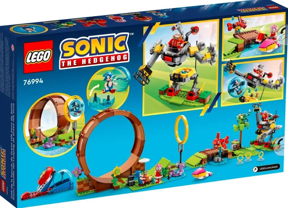 LEGO Sonic the Hedgehog 76994 Sonicova smyčková výzva v Green Hill Zone