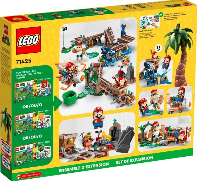 LEGO Super Mario 71425 Diddy Kongova jízda v důlním vozíku – rozšiřující set