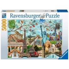Ravensburger  Puzzle Velkoměsta - koláž 5000 dílků