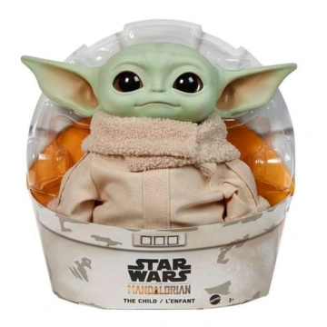 Star Wars Mattel Plyšový Baby Yoda The Child Mandalorian Grogu Star Wars 28 cm))