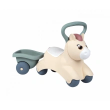 SMOBY Little First Pony Ride-On Pony s přívěsem