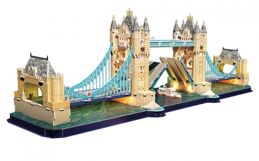 CubicFun Svítící 3D puzzle Tower Bridge 222 dílků