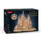 CubicFun  Svítící 3D puzzle Sagrada Família 696 dílků
